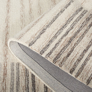 Safavieh Metro 625 Hand Tufted Contemporary Rug Ivory / Brown 5' x 8'