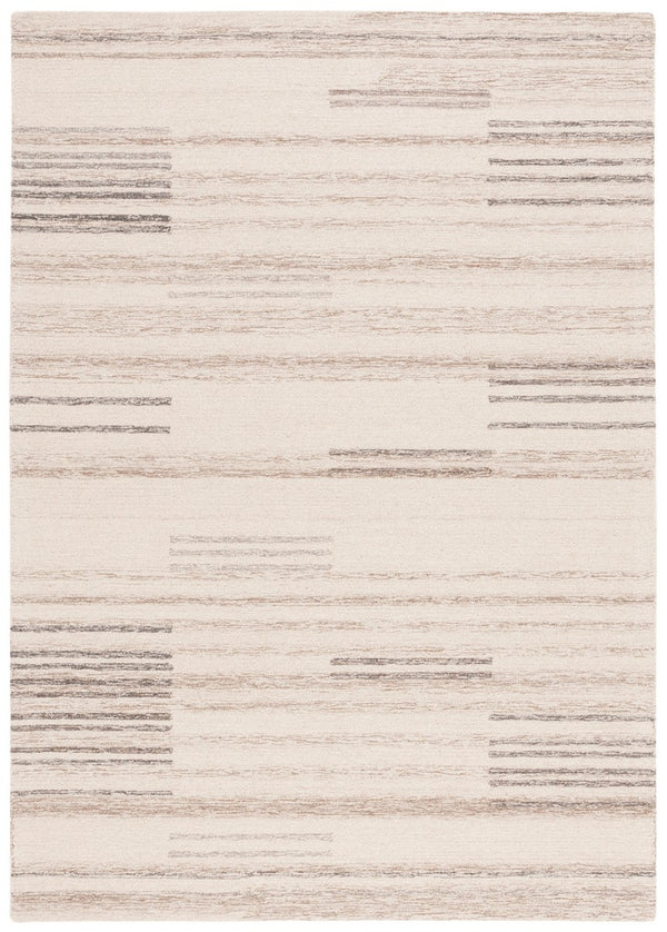 Safavieh Metro 625 Hand Tufted Contemporary Rug Ivory / Brown 8' x 10'