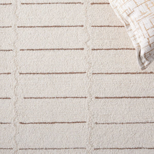 Safavieh Metro 626 Hand Tufted Contemporary Rug Ivory / Brown 8' x 10'