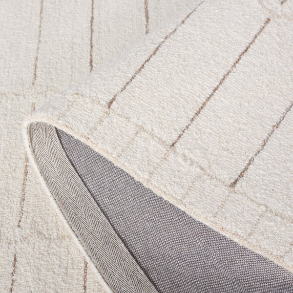 Safavieh Metro 626 Hand Tufted Contemporary Rug Ivory / Brown 5' x 8'