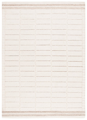 Safavieh Metro 626 Hand Tufted Contemporary Rug Ivory / Brown 5' x 8'