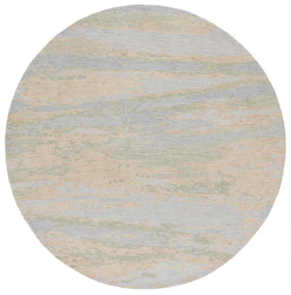 Safavieh Metro Hand-tufted Area Rug - Artistic Design With Luxurious Wool & Cotton Blend For Elegant Spaces Grey ,Beige Wool And Cotton With Latex Met650f-5