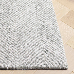 Safavieh Metro Handwoven Runner Area Rug - Luxurious Wool & Cotton Blend For Stylish Home Décor Comfort Sage ,Ivory 80% Wool 20% Cotton Met675w-5