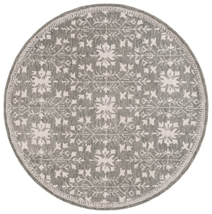 Safavieh Metro Hand-Tufted Wool & Cotton Rug In Grey Ivory — Low 1/4" Pile, Subtle Pattern, Crafted In India 3'-0" x 5'-0" MET676F-3