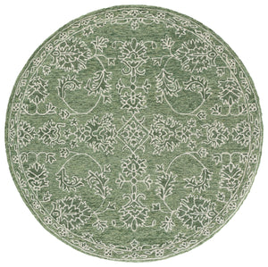Safavieh Metro Hand‑Tufted Sage Green Area Rug — Wool-Cotton Blend, Subtle Texture, Cozy Elegant Anchor For Rooms 9'-0" x 12'-0" MET677Y-9