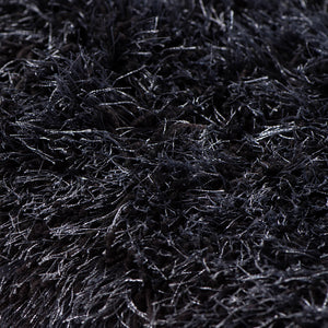 Metro High Pile Shag Rug Plush Microfiber Polyester Accent for Bedroom or Living Room