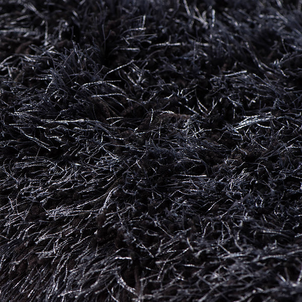Metro High Pile Shag Rug Plush Microfiber Polyester Accent for Bedroom or Living Room