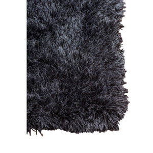 Metro High Pile Shag Rug Plush Microfiber Polyester Accent for Bedroom or Living Room