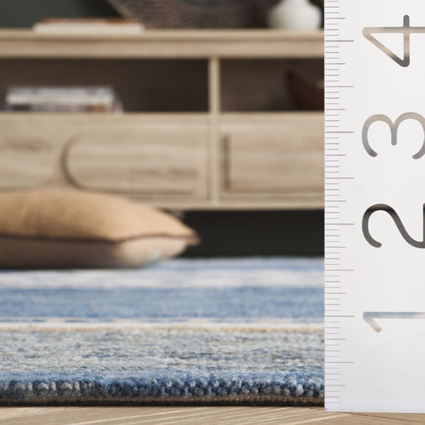 Safavieh Metro Hand-tufted Area Rug: Elegant Wool & Cotton Blend For Stylish Home Decor Transformation Blue ,Grey 80% Wool,20% Cotton Met708m-6