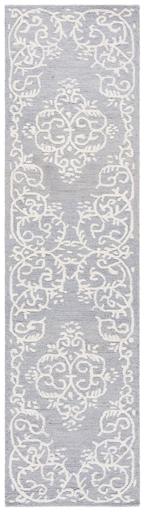 Safavieh Metro Elegant Hand-tufted Area Rug In Grey And Ivory – Perfect For Living Room And Bedroom Decor Grey ,Ivory 80% Wool,20% Cotton Met710f-3