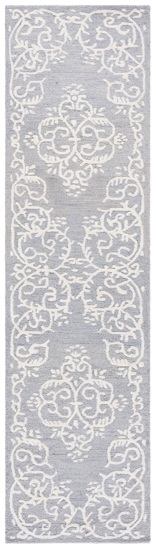 Safavieh Metro Elegant Hand-tufted Area Rug In Grey And Ivory – Perfect For Living Room And Bedroom Decor Grey ,Ivory 80% Wool,20% Cotton Met710f-3