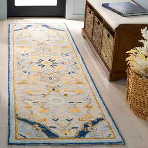 Safavieh Metro Timeless Transitional Area Rug - Hand-tufted Elegance For Sophisticated Home Decor Beige ,Grey 80% Wool,20% Cotton Met726b-28