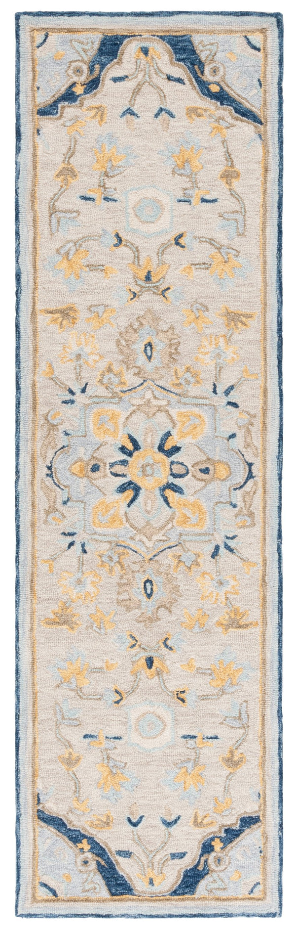 Safavieh Metro Timeless Transitional Area Rug - Hand-tufted Elegance For Sophisticated Home Decor Beige ,Grey 80% Wool,20% Cotton Met726b-28