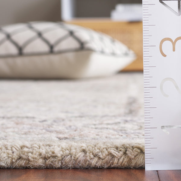 Safavieh Metro Hand-tufted Wool-cotton Area Rug - Elegant Geometric Design For Timeless Home Décor Grey ,Ivory 80% Wool 20% Cotton Met751f-5