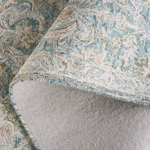 Safavieh Metro Luxurious Hand-tufted Area Rug - Timeless Design To Elevate Your Home With Comfort & Style Teal ,Green 80% Wool,20% Cotton Met752j-3