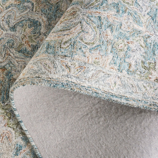 Safavieh Metro Elegant Hand-tufted Area Rug – Luxurious 8' X 10' Design Crafted In India For Timeless Style Teal ,Green 80% Wool,20% Cotton Met752j-212