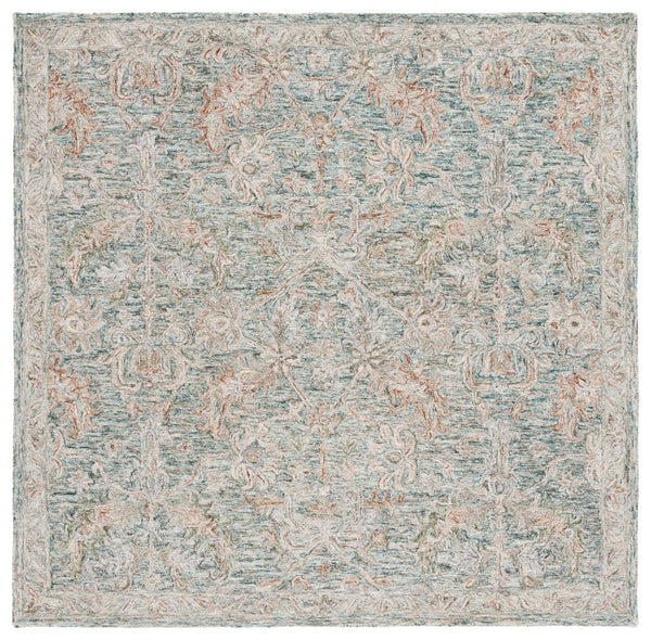 Safavieh Metro Luxurious Hand-tufted Area Rug - Timeless Design To Elevate Your Home With Comfort & Style Teal ,Green 80% Wool,20% Cotton Met752j-3