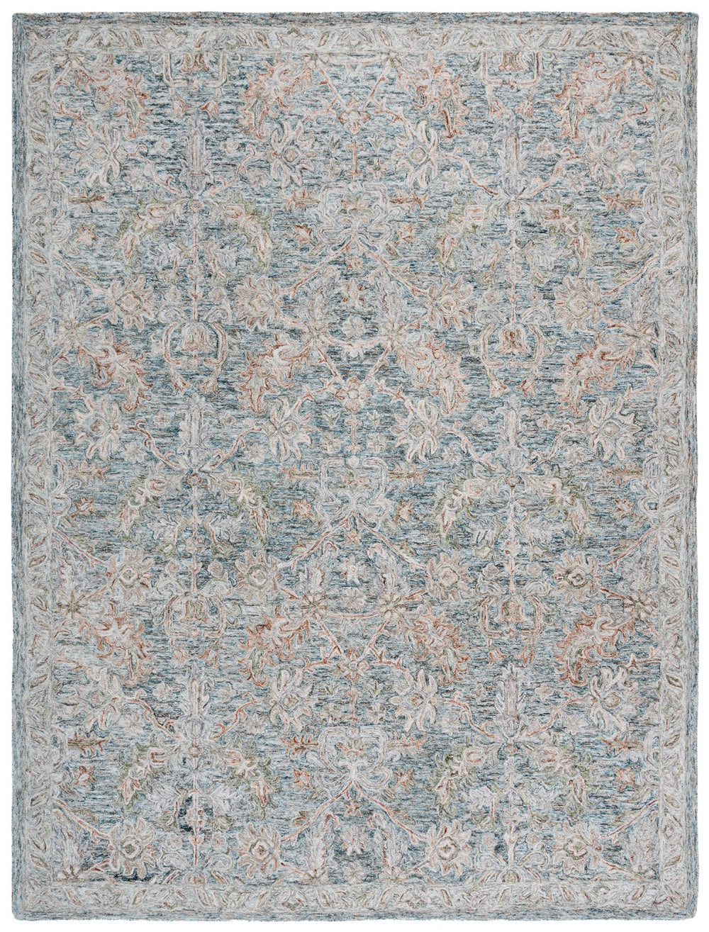 Safavieh Metro Luxurious Hand-tufted Area Rug - Timeless Design To Elevate Your Home With Comfort & Style Teal ,Green 80% Wool,20% Cotton Met752j-3