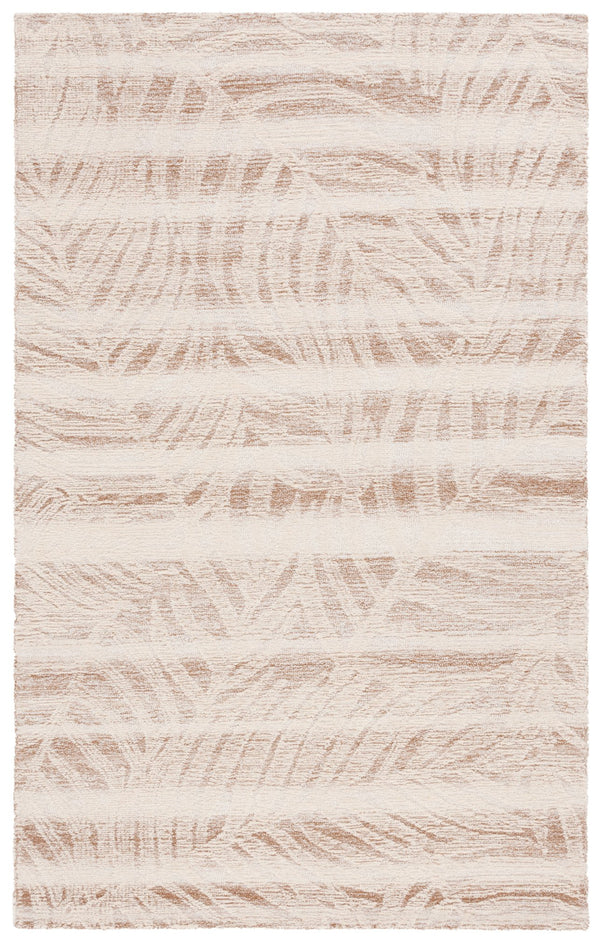 Safavieh Metro Hand-tufted Area Rug 8' X 10' - Luxurious Beige Ivory Wool & Cotton Blend For Elegant Spaces Beige ,Ivory 80% Wool 20% Cotton Met775b-8