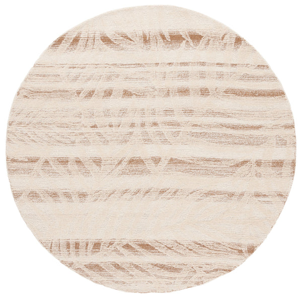 Safavieh Metro Hand-tufted Area Rug 8' X 10' - Luxurious Beige Ivory Wool & Cotton Blend For Elegant Spaces Beige ,Ivory 80% Wool 20% Cotton Met775b-8