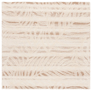 Safavieh Metro Hand-tufted Area Rug 8' X 10' - Luxurious Beige Ivory Wool & Cotton Blend For Elegant Spaces Beige ,Ivory 80% Wool 20% Cotton Met775b-8