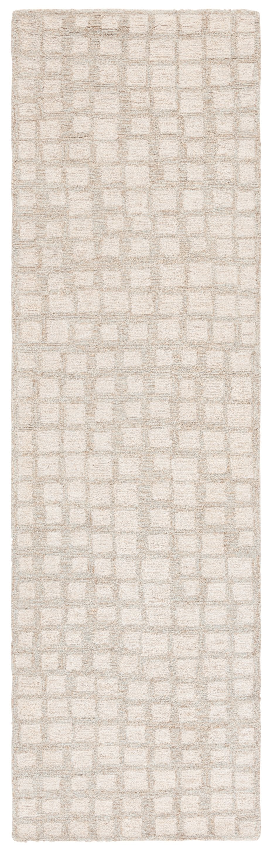 Safavieh Metro Contemporary Area Rug – Hand-tufted Elegance In Soft Wool And Jute For Timeless Home Style Sage ,Beige 50% Wool,50% Jute Met778w-28