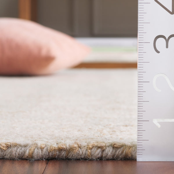 Safavieh Metro Contemporary Area Rug – Hand-tufted Elegance In Soft Wool And Jute For Timeless Home Style Sage ,Beige 50% Wool,50% Jute Met778w-28