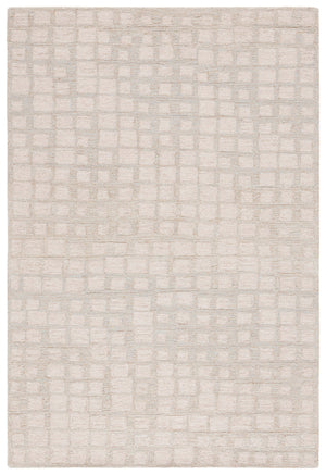 Safavieh Metro Contemporary Area Rug – Hand-tufted Elegance In Soft Wool And Jute For Timeless Home Style Sage ,Beige 50% Wool,50% Jute Met778w-28
