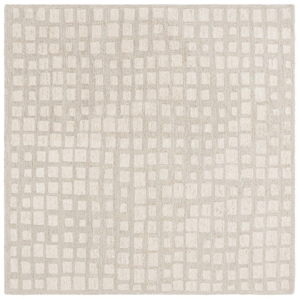 Safavieh Metro Contemporary Area Rug – Hand-tufted Elegance In Soft Wool And Jute For Timeless Home Style Sage ,Beige 50% Wool,50% Jute Met778w-28