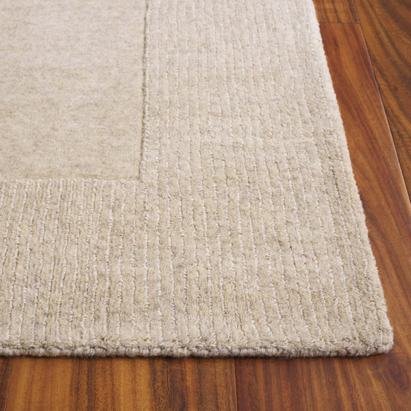 Safavieh Metro Hand-Loomed Beige Area Rug 8X10, Wool-Cotton Blend, Low-Profile Pile For Modern Living Spaces 9'-0" x 12'-0" MET807B-9