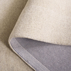 Safavieh Metro Hand-Loomed Beige Wool-Cotton Rug With Subtle Border — Low Pile, Durable, Timeless Elegance 6'-0" x 9'-0" MET807B-6
