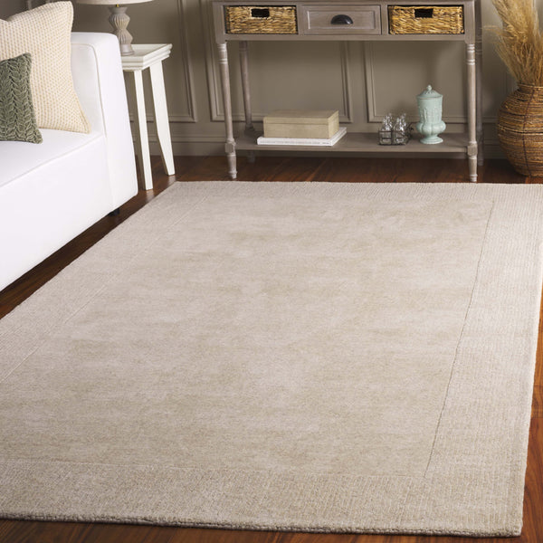 Safavieh Metro Hand-Loomed Beige Runner Rug — 80% Wool 20% Cotton, Low-Profile Durable Design For Hallways 2'-3" x 8'-0" MET807B-28