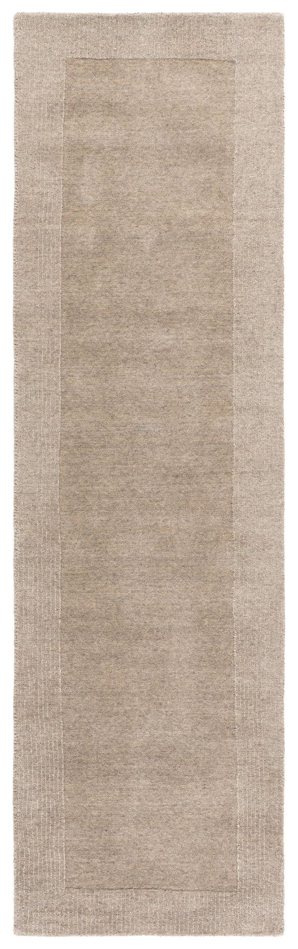 Safavieh Metro Hand‑Loomed Taupe Wool Rug With Refined Border — Low Pile, Timeless Contemporary Comfort 3'-0" x 5'-0" MET807E-3