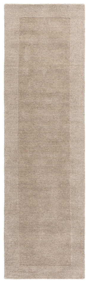 Safavieh Metro Hand‑Loomed Taupe Area Rug — Wool‑Cotton Blend, Low Pile, Refined Border For Versatile Style 4'-0" x 6'-0" MET807E-4