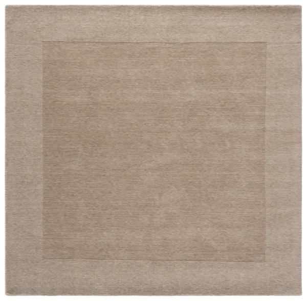 Safavieh Metro Hand‑Loomed Taupe Area Rug — Wool‑Cotton Blend, Low Pile, Refined Border For Versatile Style 4'-0" x 6'-0" MET807E-4