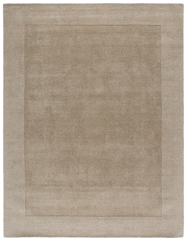 Safavieh Metro Hand‑Loomed Taupe Wool Rug With Refined Border — Low Pile, Timeless Contemporary Comfort 3'-0" x 5'-0" MET807E-3