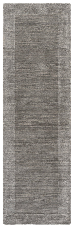 Safavieh Metro Hand-Loomed Grey Wool-Cotton Rug 3X5 Small Rectangle Area Rug Low Pile Modern Minimalist Elegance 3'-0" x 5'-0" MET807F-3