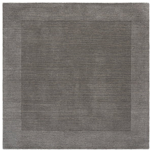 Safavieh Metro Hand-Loomed Grey Wool-Cotton Rug 3X5 Small Rectangle Area Rug Low Pile Modern Minimalist Elegance 3'-0" x 5'-0" MET807F-3