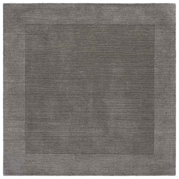 Safavieh Metro Hand-Loomed Grey Wool-Cotton Rug 3X5 Small Rectangle Area Rug Low Pile Modern Minimalist Elegance 3'-0" x 5'-0" MET807F-3