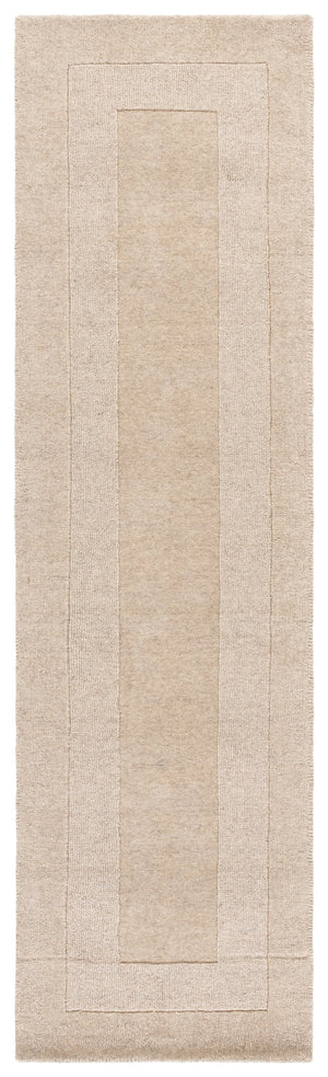 Safavieh Metro Hand-Loomed Beige Area Rug 8X10 Wool-Cotton Low Pile — Artisanal Indian Craft, Timeless Calm 8'-0" x 10'-0" MET808B-8