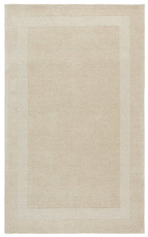 Safavieh Metro Hand‑Loomed Beige Wool-Cotton Rug With Subtle Pattern And Refined Border For Small Spaces 3'-0" x 5'-0" MET808B-3
