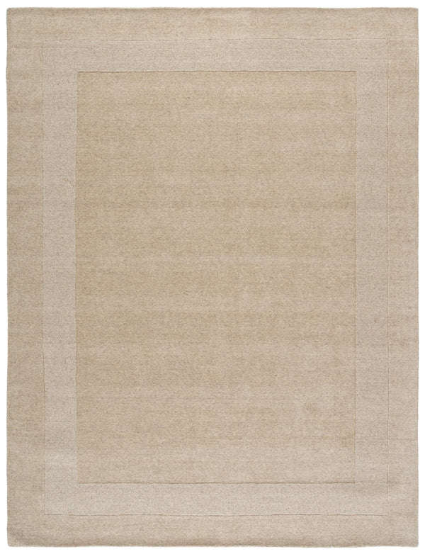 Safavieh Metro Hand‑Loomed Beige Wool-Cotton Rug With Subtle Pattern And Refined Border For Small Spaces 3'-0" x 5'-0" MET808B-3