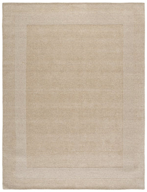 Safavieh Metro Hand-Loomed Beige Area Rug 8X10 Wool-Cotton Low Pile — Artisanal Indian Craft, Timeless Calm 8'-0" x 10'-0" MET808B-8