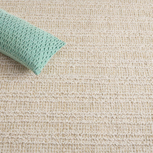 Safavieh Metro Hand-Tufted Beige Ivory Area Rug 8X10 Wool-Cotton Low-Profile Modern Neutral Texture 3/8" 9'-0" x 12'-0" MET810B-9
