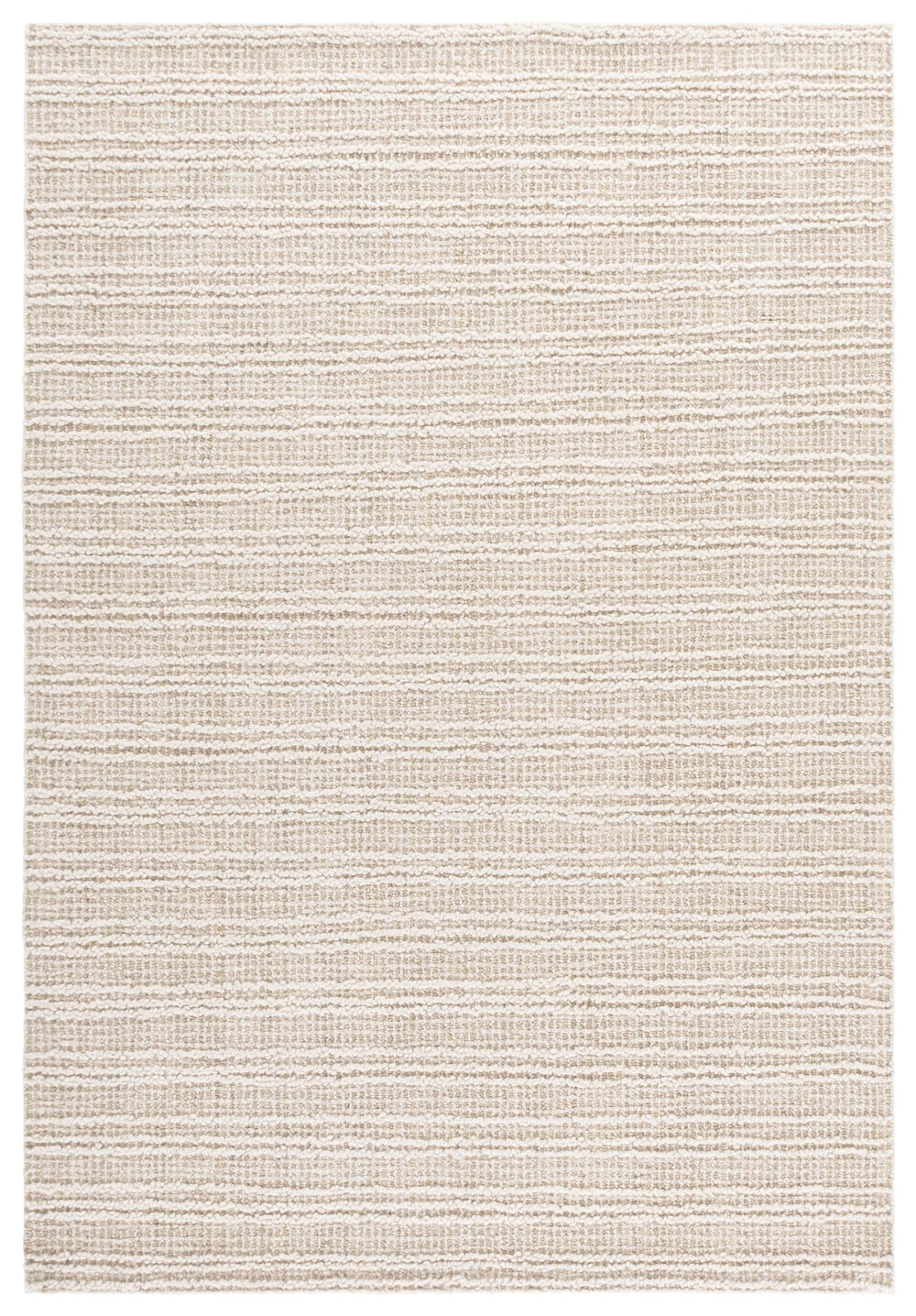 Safavieh Metro Hand-Tufted Beige Ivory Area Rug 8X10 Wool-Cotton Low-Profile Modern Neutral Texture 3/8" 9'-0" x 12'-0" MET810B-9