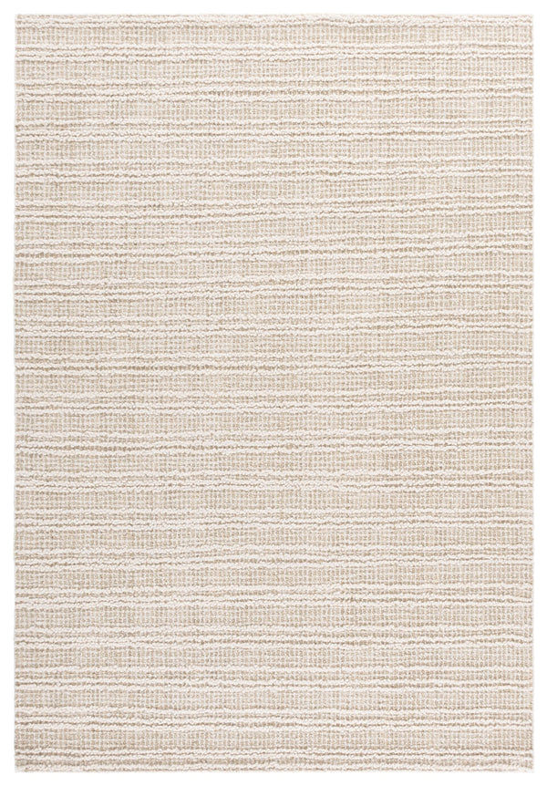 Safavieh Metro Hand-Tufted Beige Ivory Area Rug 8X10 Wool-Cotton Low-Profile Modern Neutral Texture 3/8" 9'-0" x 12'-0" MET810B-9