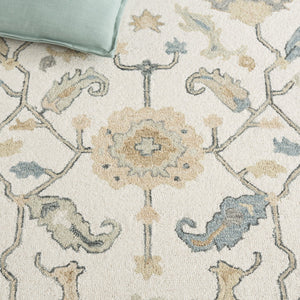 Safavieh Metro Traditional Wool Runner Rug - Timeless Hand-tufted Elegance For Hallways And Entryways Ivory ,Beige Wool Pile Met827a-5