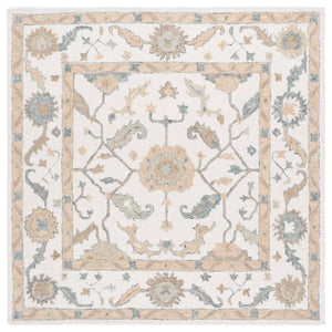 Safavieh Metro Traditional Wool Runner Rug - Timeless Hand-tufted Elegance For Hallways And Entryways Ivory ,Beige Wool Pile Met827a-6sq