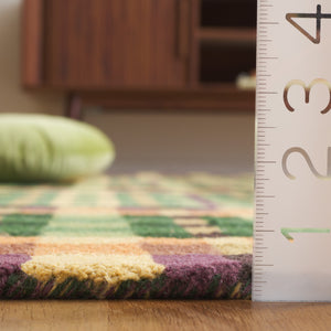 Safavieh Metro Exquisite Hand-tufted Area Rug - Classic Elegance And Timeless Charm For Your Home Decor Green ,Gold 85% Wool,15% Cotton Met852y-6r