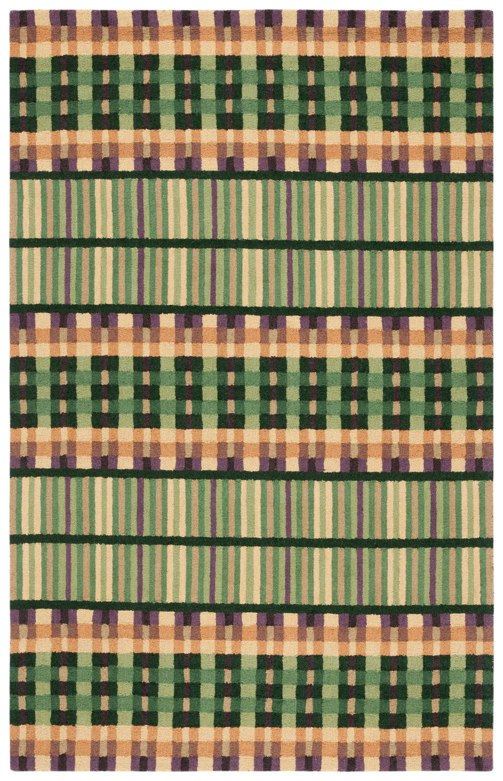 Safavieh Metro Exquisite Hand-tufted Area Rug - Classic Elegance And Timeless Charm For Your Home Decor Green ,Gold 85% Wool,15% Cotton Met852y-6r